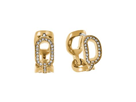 michael kors chain and earring|michael kors earrings for women.